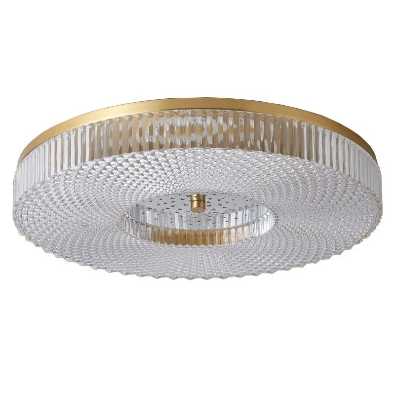 D15.8in Luxury Acrylic Lampshade Bedroom Ceiling Lamp Modern Like Crystal Home Decoration Restaurant Corridor Led Ceiling Light